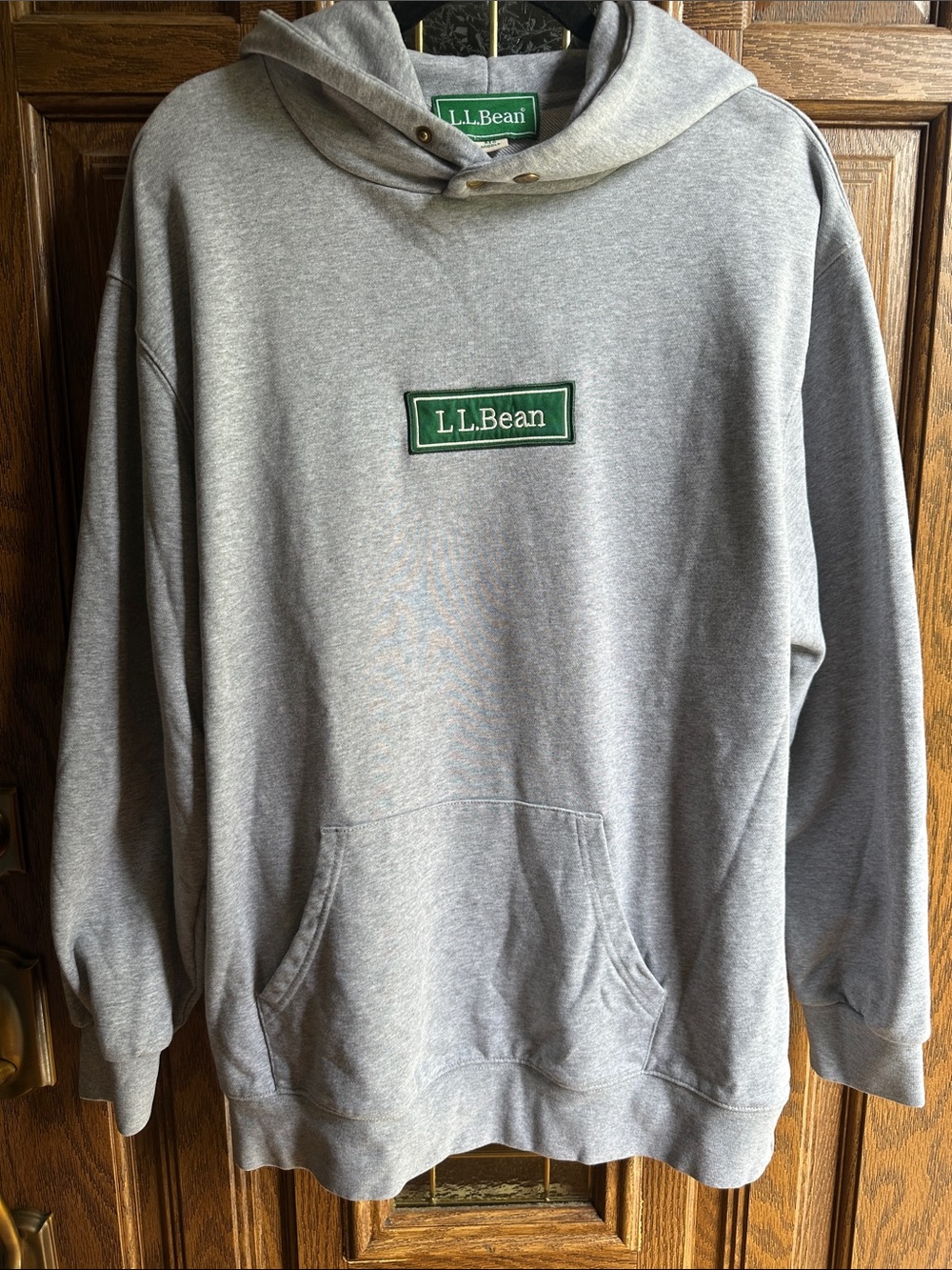 L.L. Bean x Beams Gray Logo Hoodie Sweatshirt Size M
